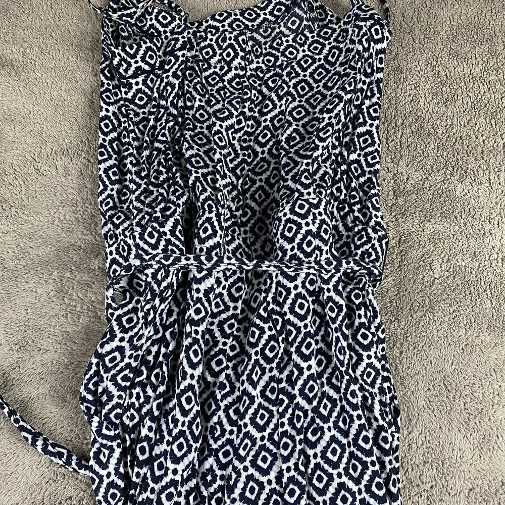 LOFT‎ Jumpsuit Womens Small Navy White Boho Bohemian